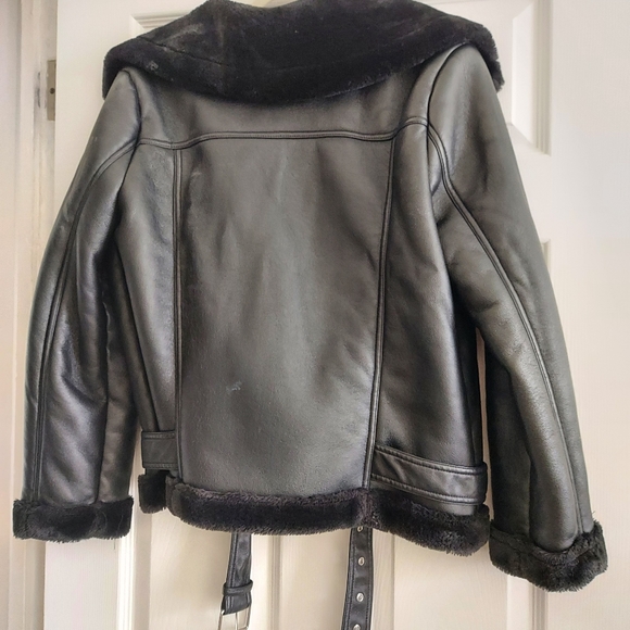 Faux leather used jacket - Picture 3 of 3